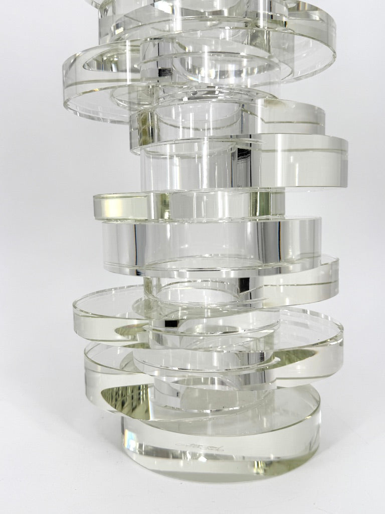 Glasvase aus der Serie "Twisters" von Arik Levy für Gaia & Gino, 2005