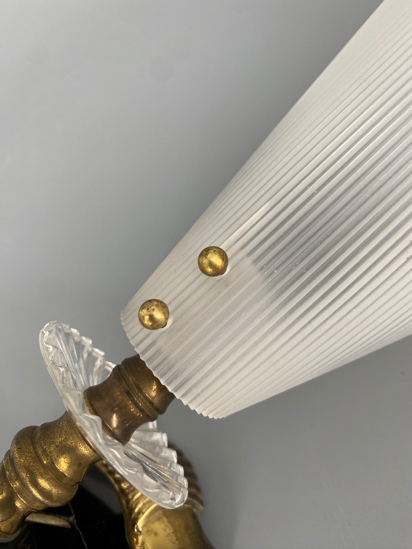 Paar Wandlampen im Mid Century Design, ohne Funktion