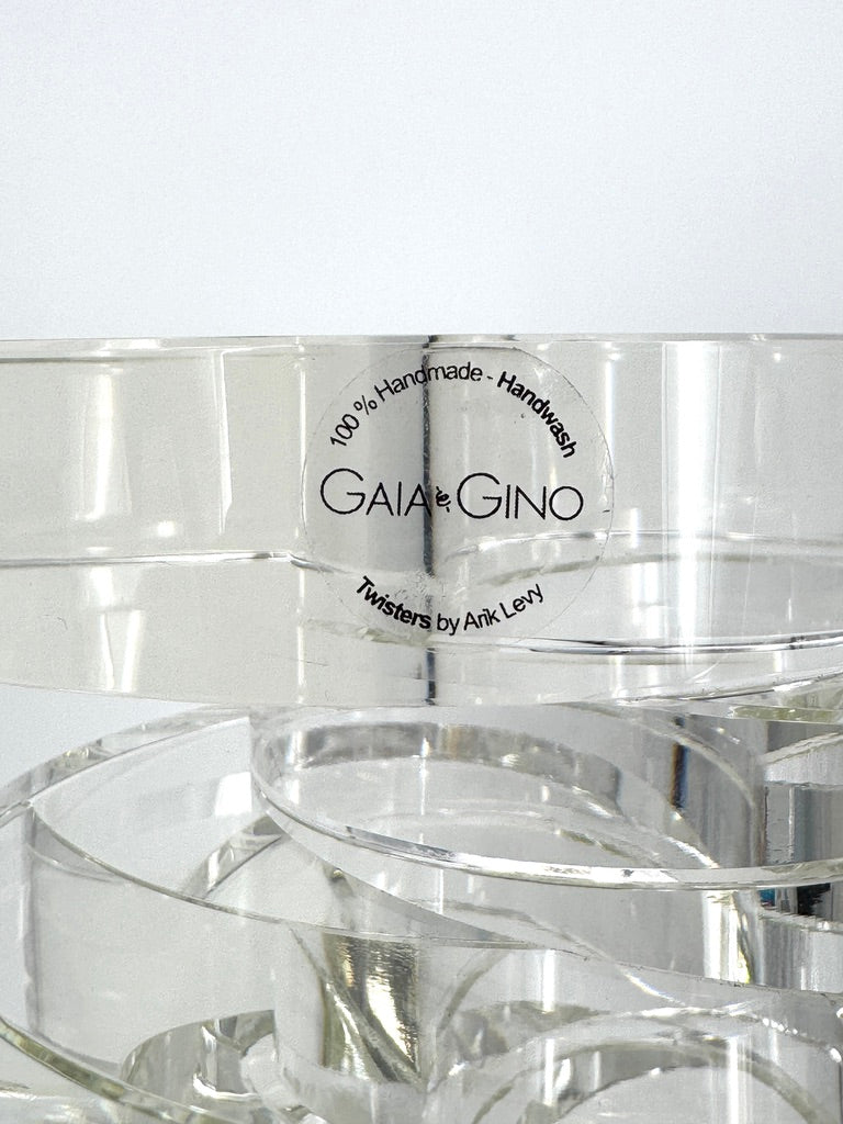 Glasvase aus der Serie "Twisters" von Arik Levy für Gaia & Gino, 2005