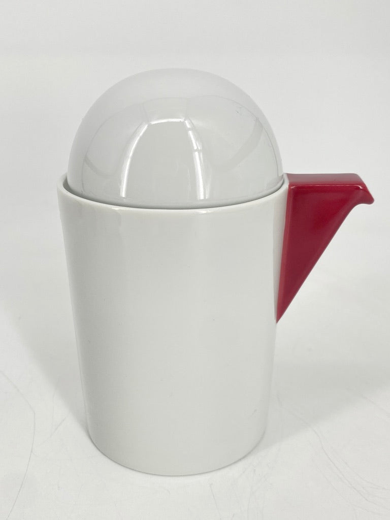 Kaffeeservice "Cupola Rosso" von Mario Bellini für Rosenthal