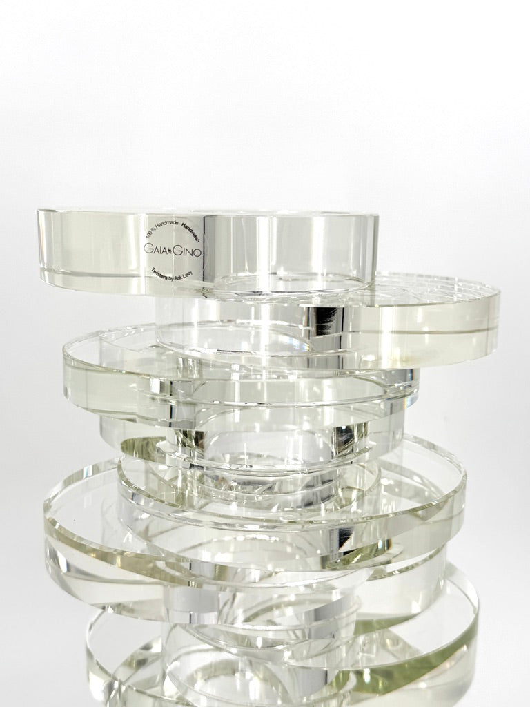 Glasvase aus der Serie "Twisters" von Arik Levy für Gaia & Gino, 2005