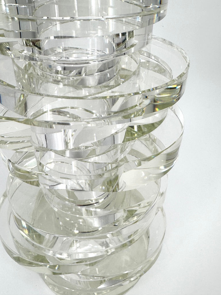 Glasvase aus der Serie "Twisters" von Arik Levy für Gaia & Gino, 2005