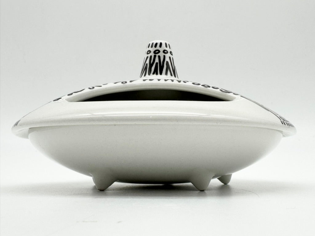 Keramik Multi-Use-Dish von Alessandro Mendini auf der Form von Ivan Baj für STARS, 1994 Italien