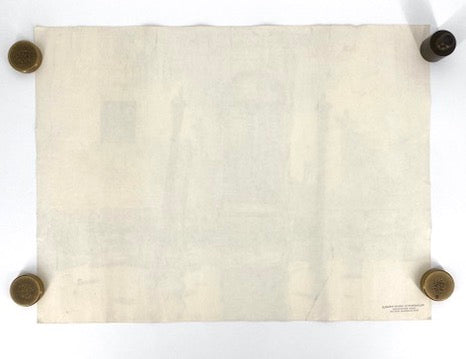 "Venedig Plakat" nach einem Aquarellgemälde der Wiener Künstlerin Lisl Spurny, gestempelt, Österreich 1980er