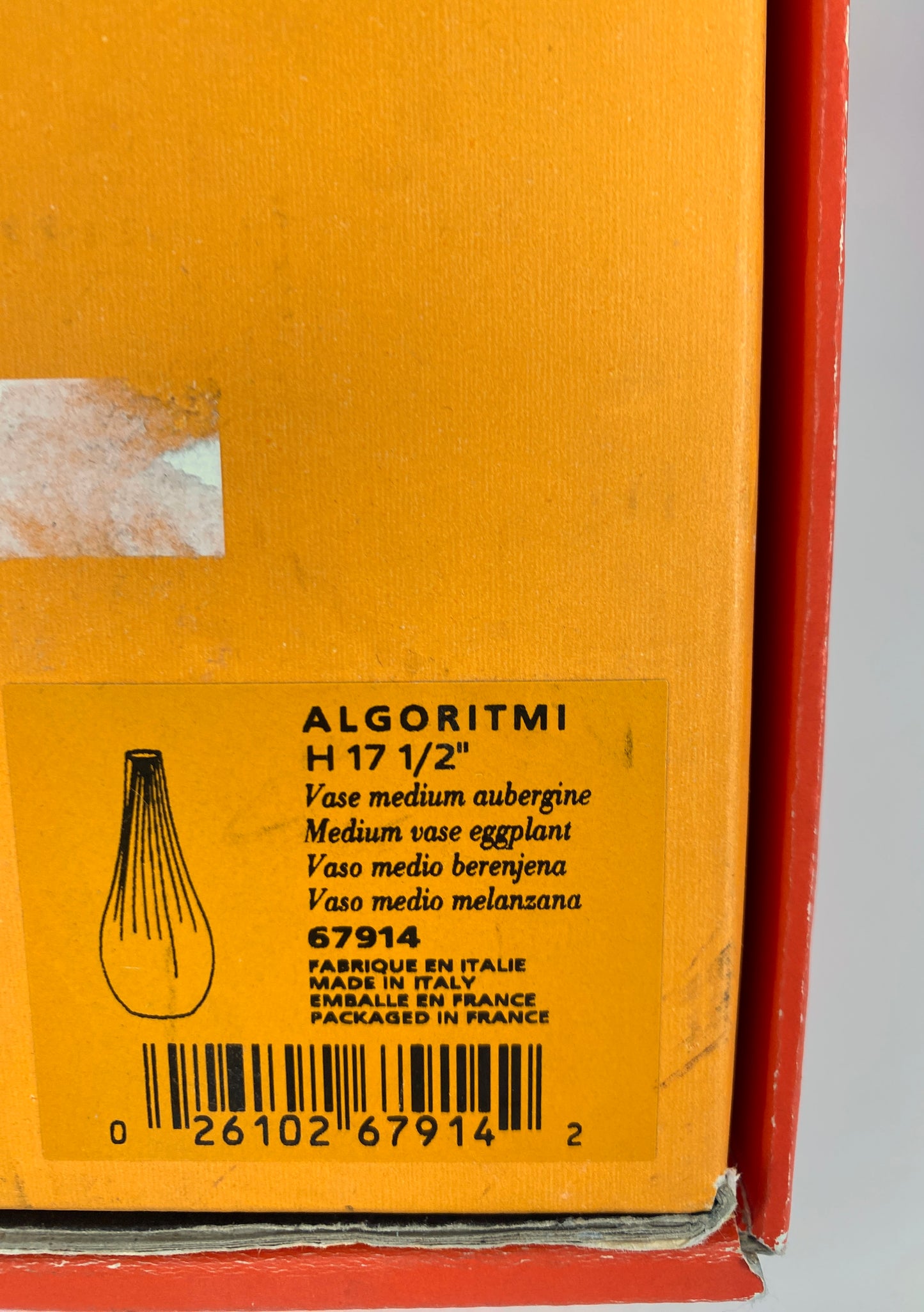 Vase "Algoritmi" von Francesco Lucchese für Salviati, 2005