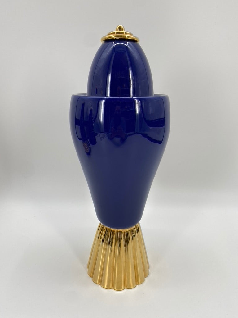 Keramikvase Modell "3" von Ugo la Pietra für Superego Editions, Italien, um 1990
