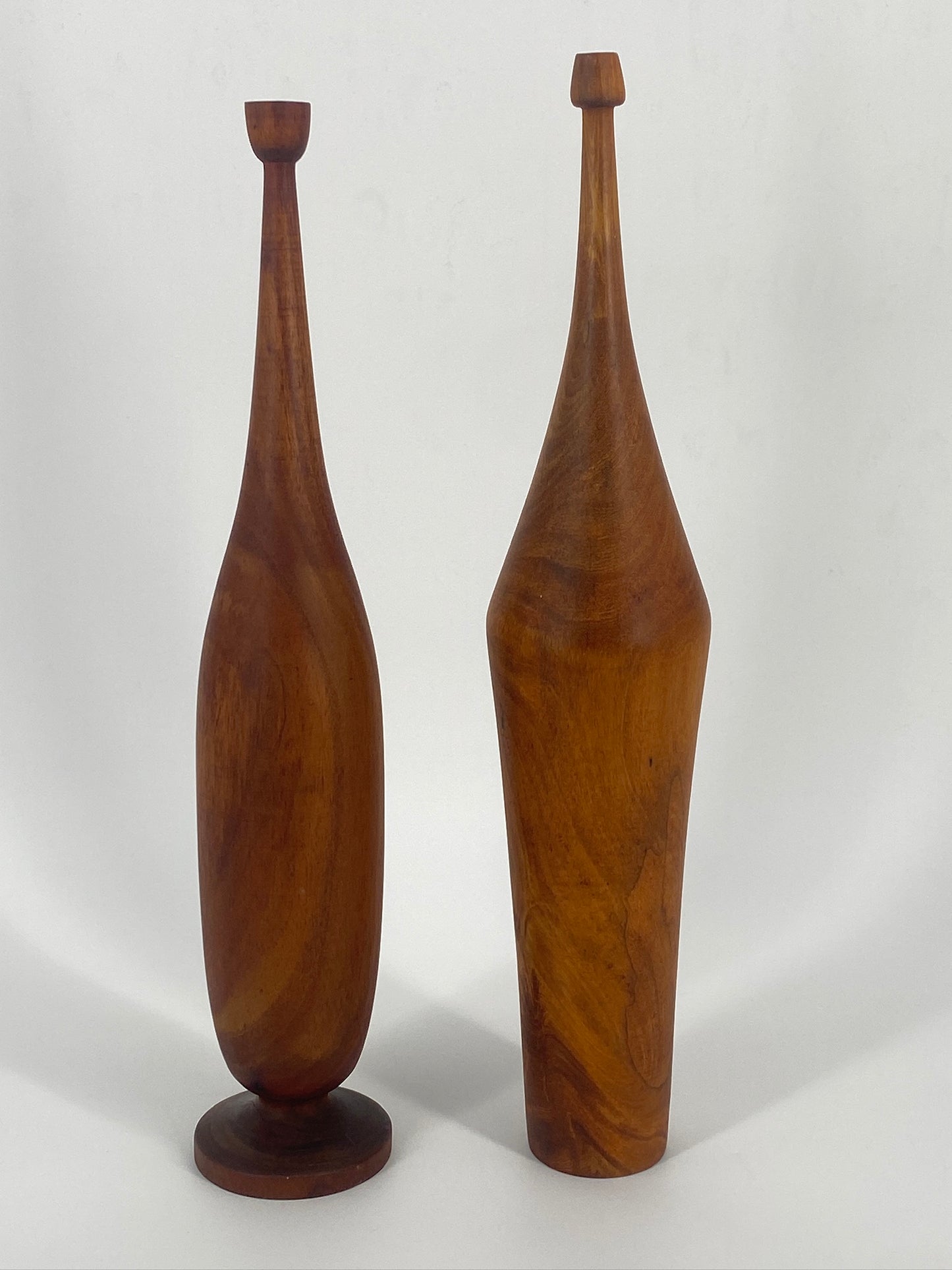 Holzskulptur aus Norfolk Kiefer von Ron Kent (Ronald E. Kent) amerikanischer Holzkünstler, 1980er