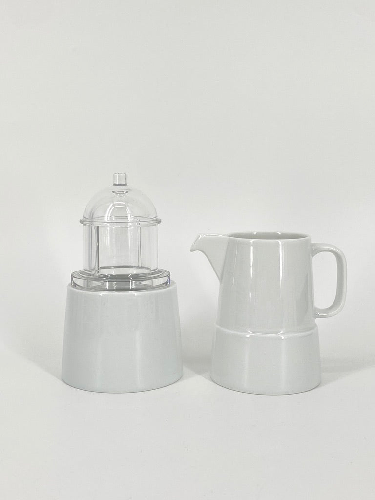 Rundes Milch und Zucker Set "Il Faro" von Aldo Rossi für Rosenthal (Studio-Linie)