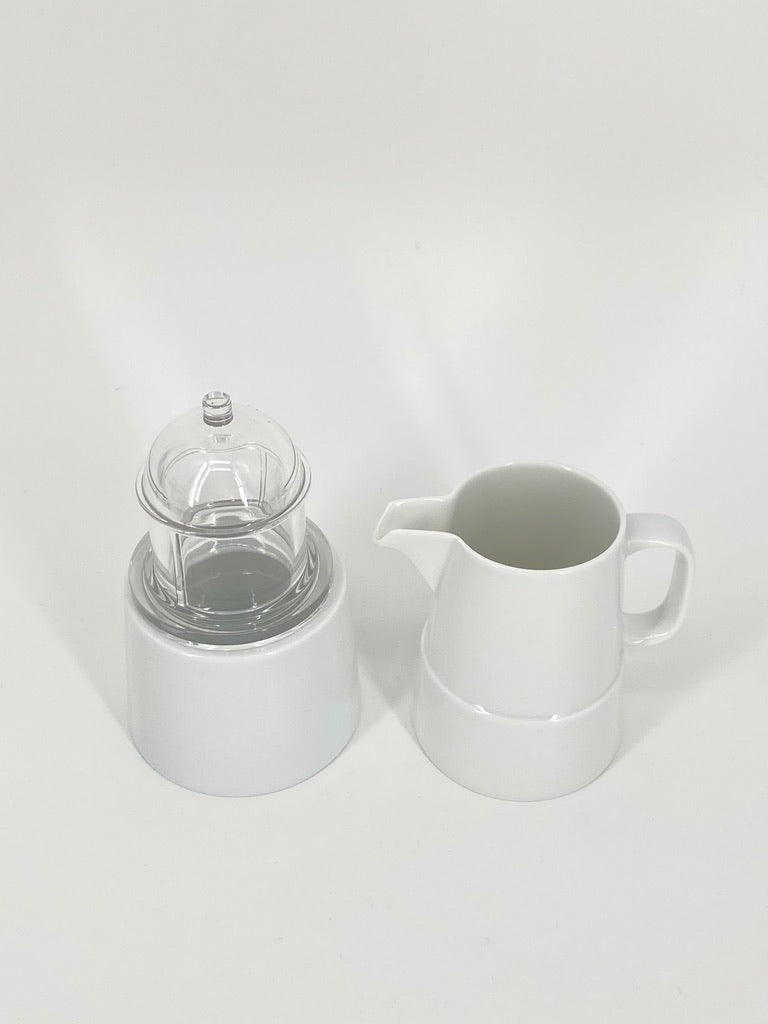 Rundes Milch und Zucker Set "Il Faro" von Aldo Rossi für Rosenthal (Studio-Linie)