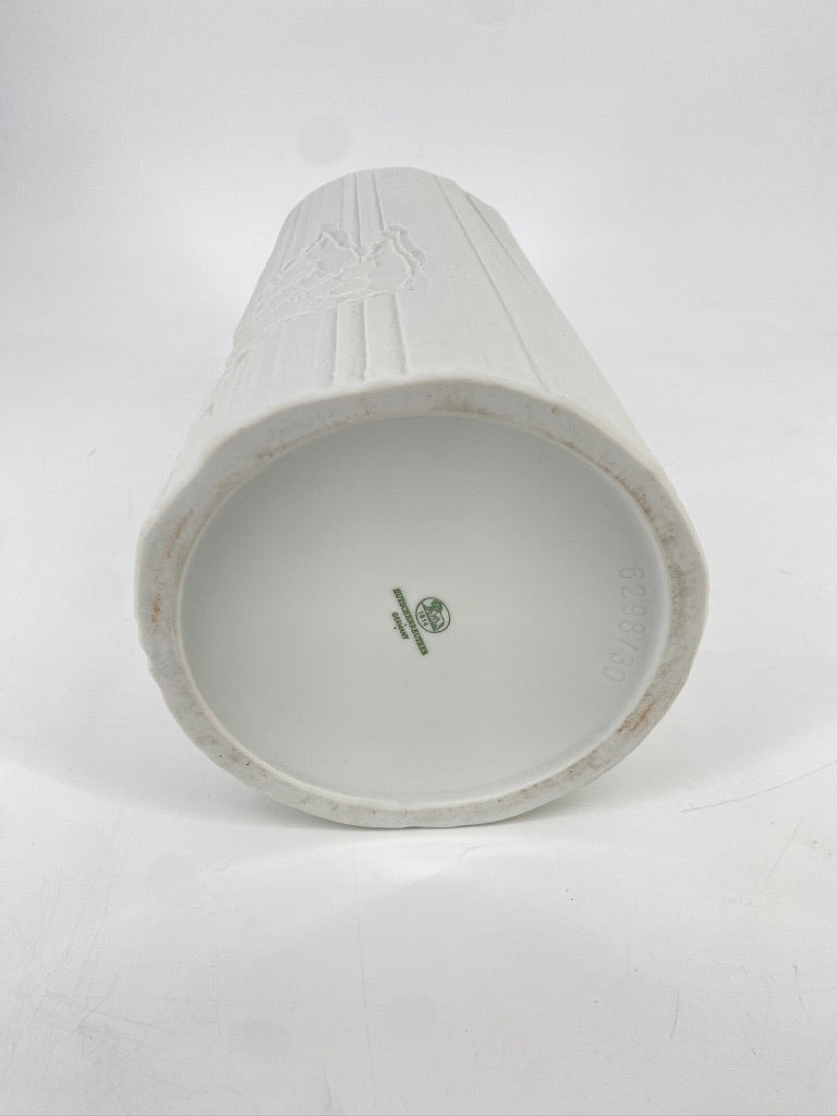 Biskuitporzellanvase von Heinrich Fuchs für Hutschenreuther, 70er