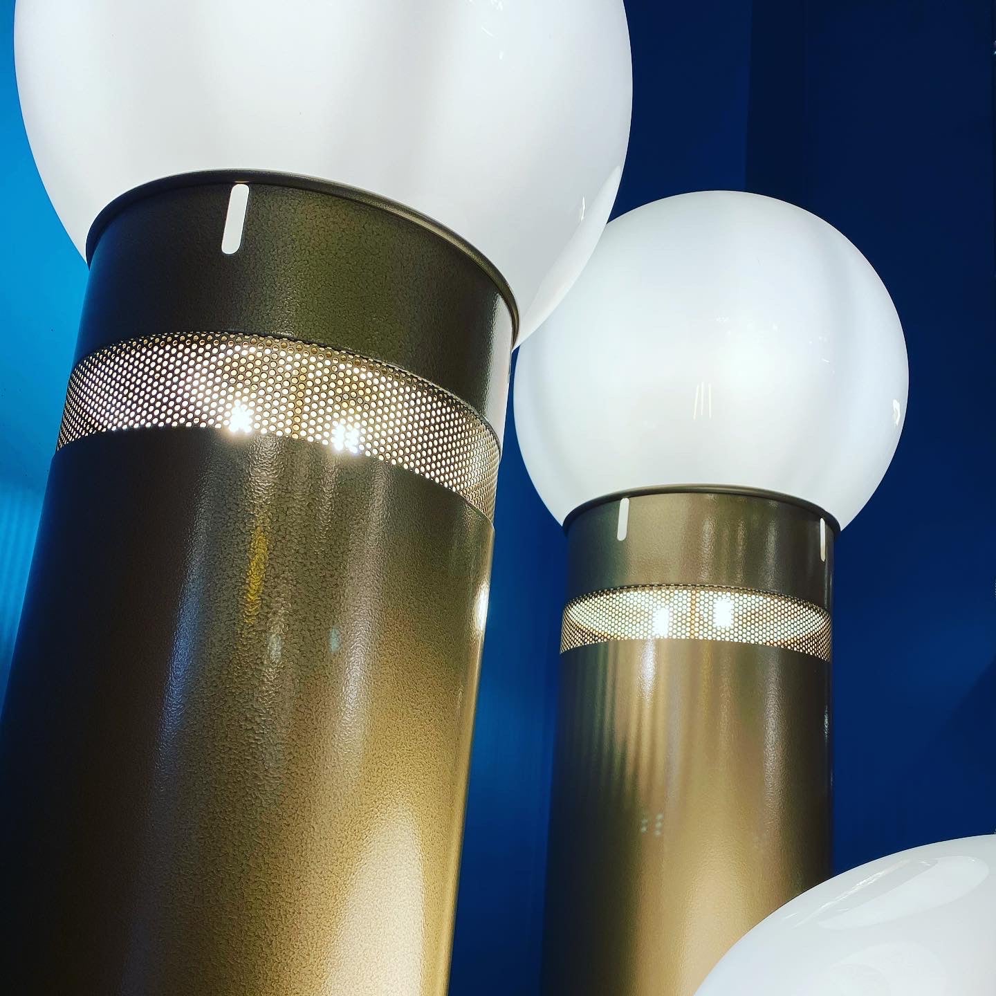 Lampen ORACOLO & MEZZA ORACOLO, Gae AulentiI für Artemide, 1970er