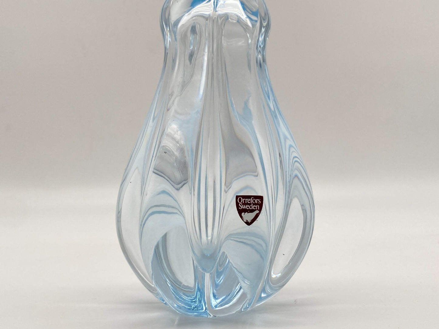 VICKE LINDSTRAND ORREFORS 2251/2 STELLA SOLARIS VASE CRYSTAL GLAS VINTAGE 40er