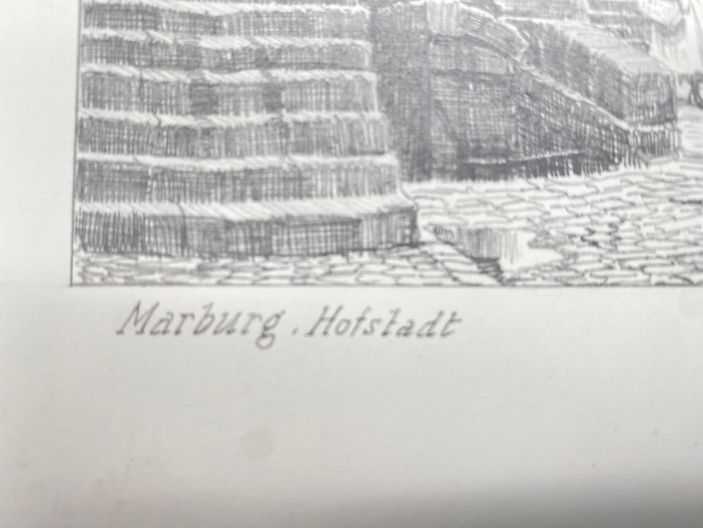 HEINZ WEHLISCH MARBURG HOFSTADT AM MÜHLGRABEN ORIGINAL HANDSIGNIERT