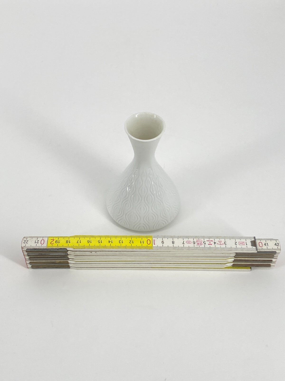 * VASE FÜRSTENBERG PORZELLAN 60ER DEKOR DESIGN BLUMENVASE MID CENTURY
