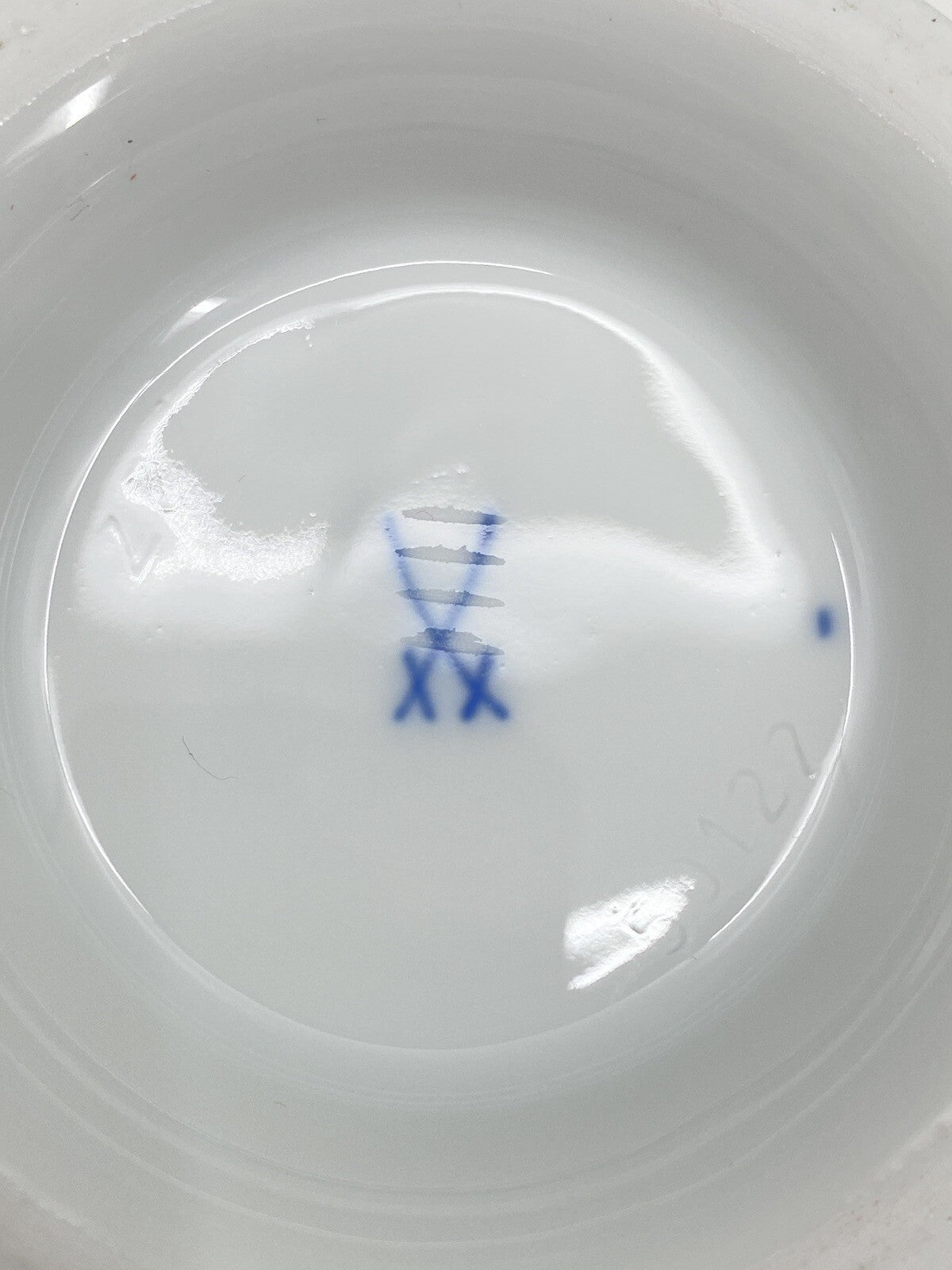 * MEISSEN KONVOLUT 2 SCHALEN VASE KLEIN TATZEN PFOTEN PORZELLAN WEIß 4. WAHL