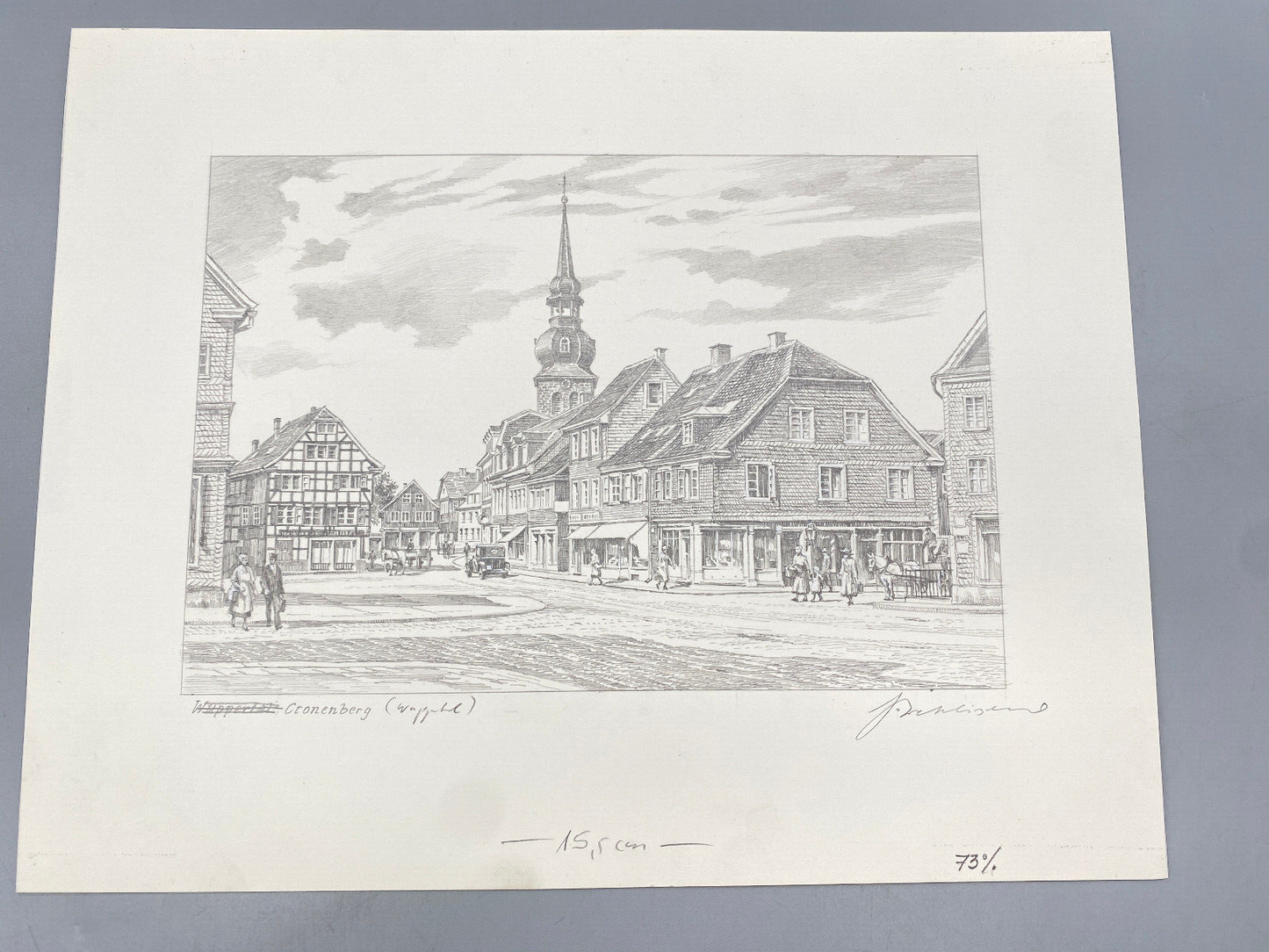 *HEINZ WEHLISCH BERLINER KÜNSTLER 7X ZEICHNUNGEN WUPPERTAL ORIGINAL HANDSIGNIERT