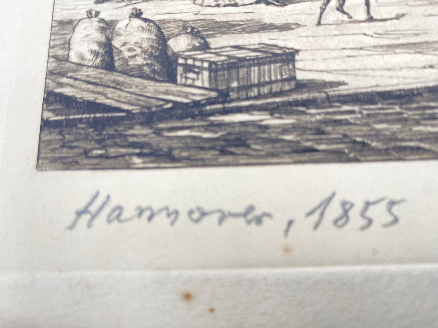HEINZ WEHLISCH HANNOVER 1855 ORIGINAL RADIERUNG HANDSIGNIERT