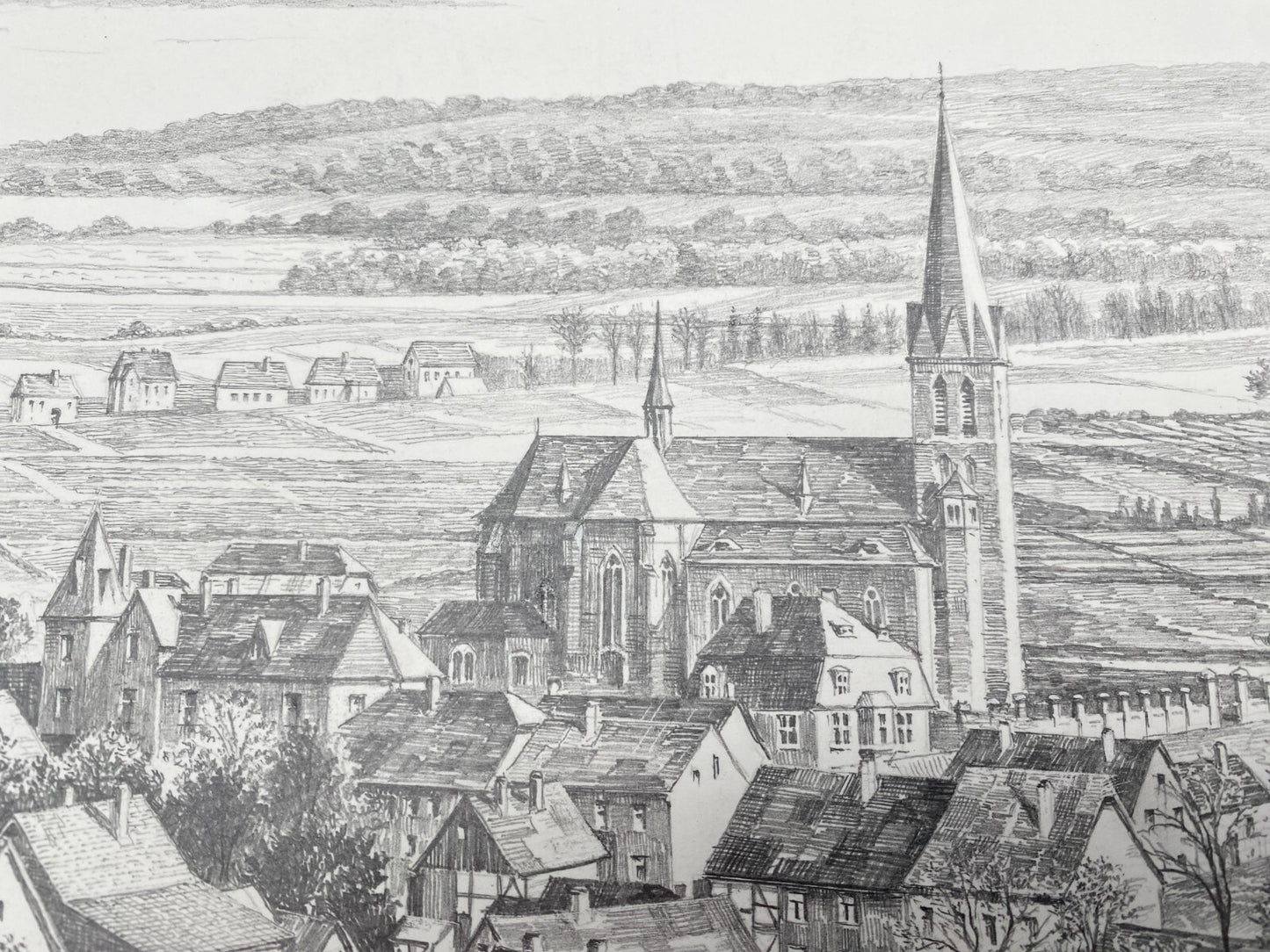HEINZ WEHLISCH ZEICHNUNG SUNDWIG UM 1910 HANDSIGNIERT