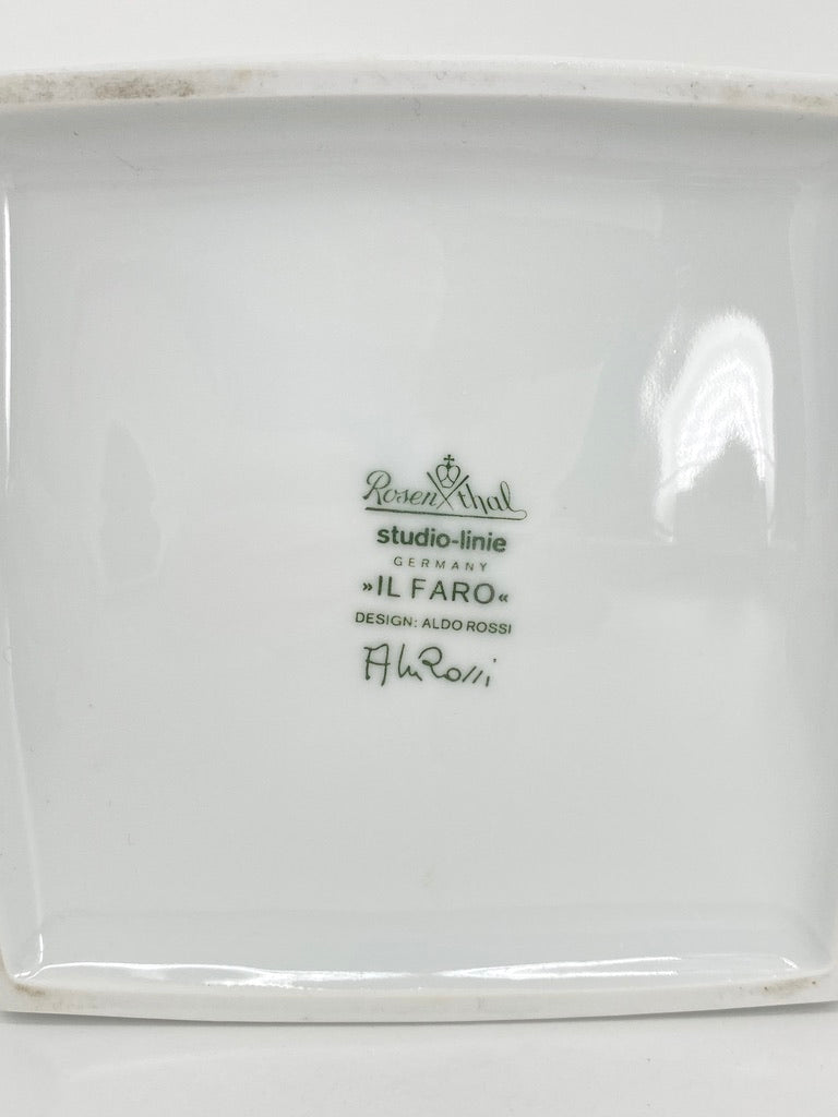 Eckige Kanne "Il Faro" von Aldo Rossi für Rosenthal (Studio-Linie)