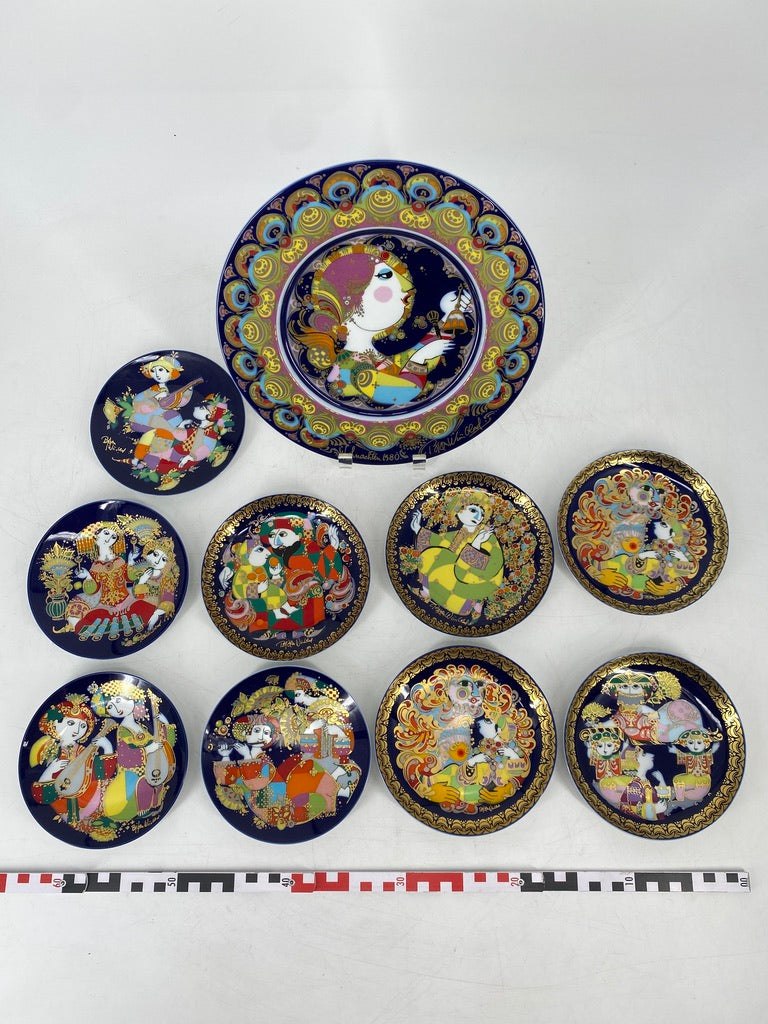 Konvolut Sammeltafeln Rosenthal Studio-Line von Bjorn Wiindblad