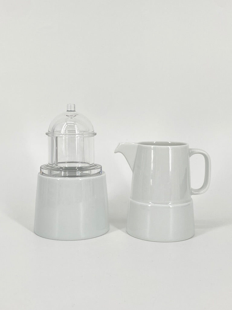 Rundes Milch und Zucker Set "Il Faro" von Aldo Rossi für Rosenthal (Studio-Linie)