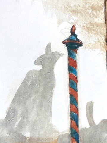 "Venedig Plakat" nach einem Aquarellgemälde der Wiener Künstlerin Lisl Spurny, gestempelt, Österreich 1980er