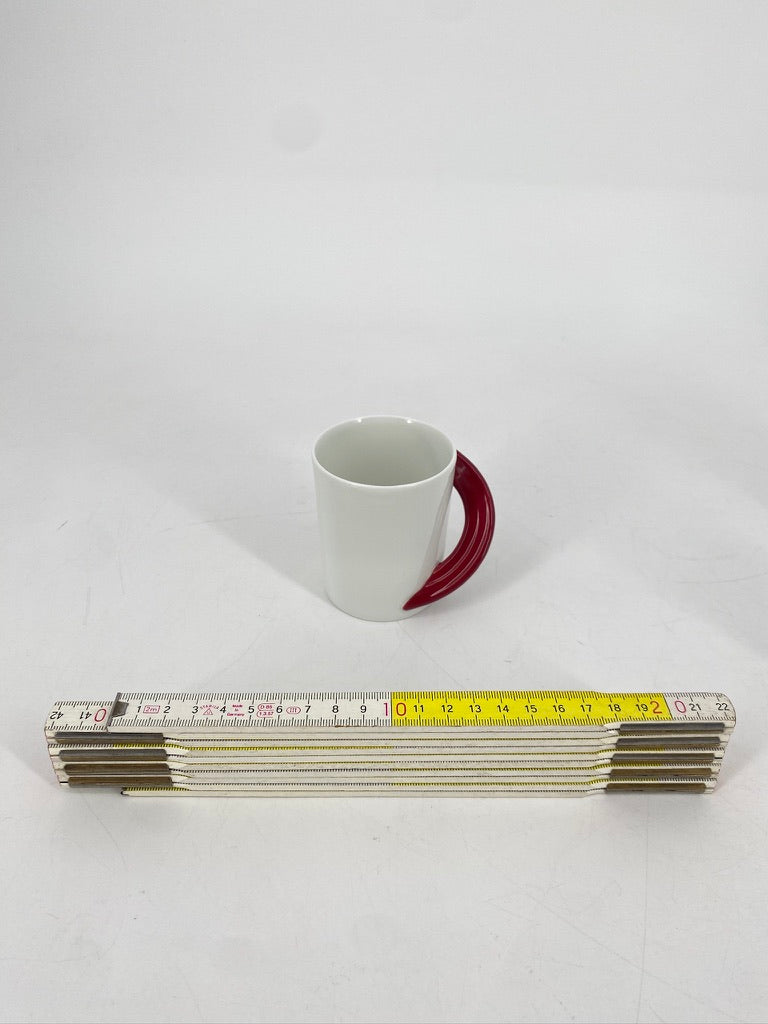 Kaffeeservice "Cupola Rosso" von Mario Bellini für Rosenthal