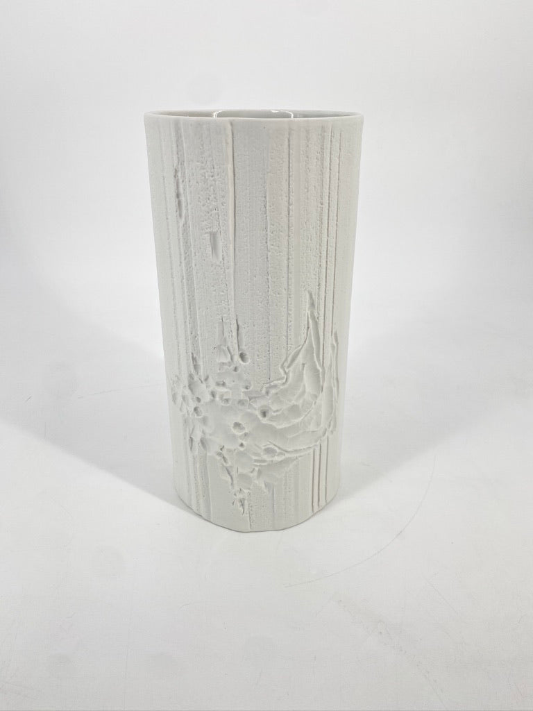 Biskuitporzellanvase von Heinrich Fuchs für Hutschenreuther, 70er