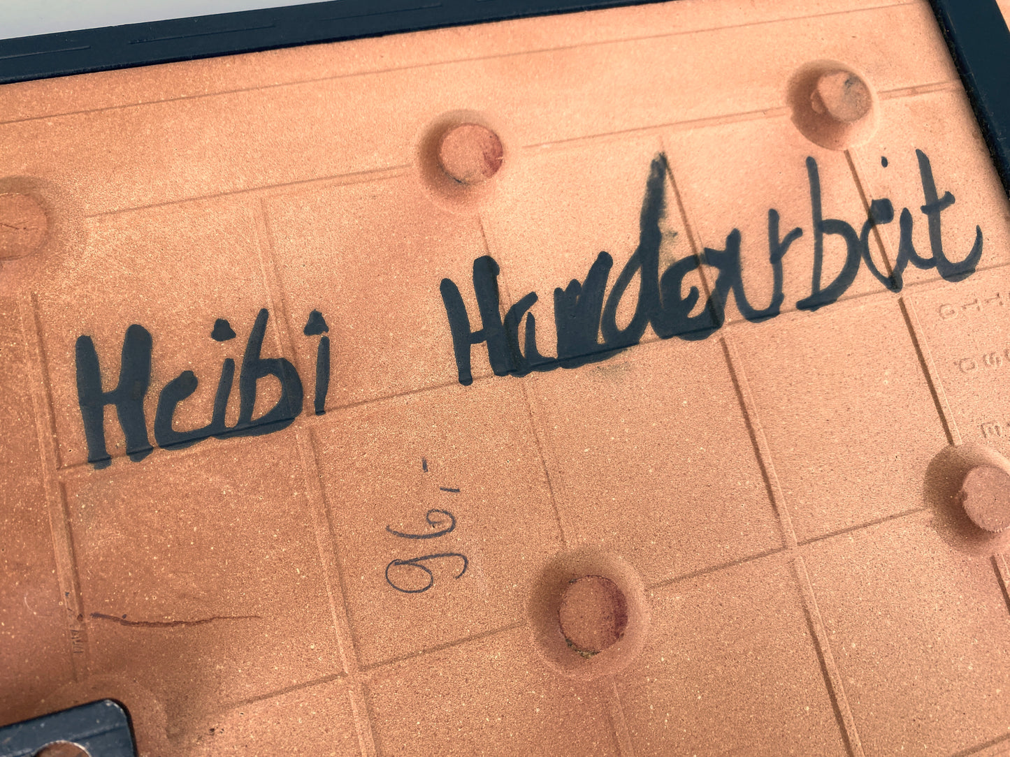 Mid Century Design Wandbild mit Blumenmotiv von HEIBI Keramik, Deutschland 1970er