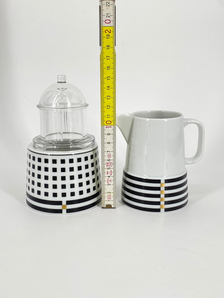 Rundes Milch & Zucker Set "Il Faro" von Aldo Rossi für Rosenthal (Studio-Linie)