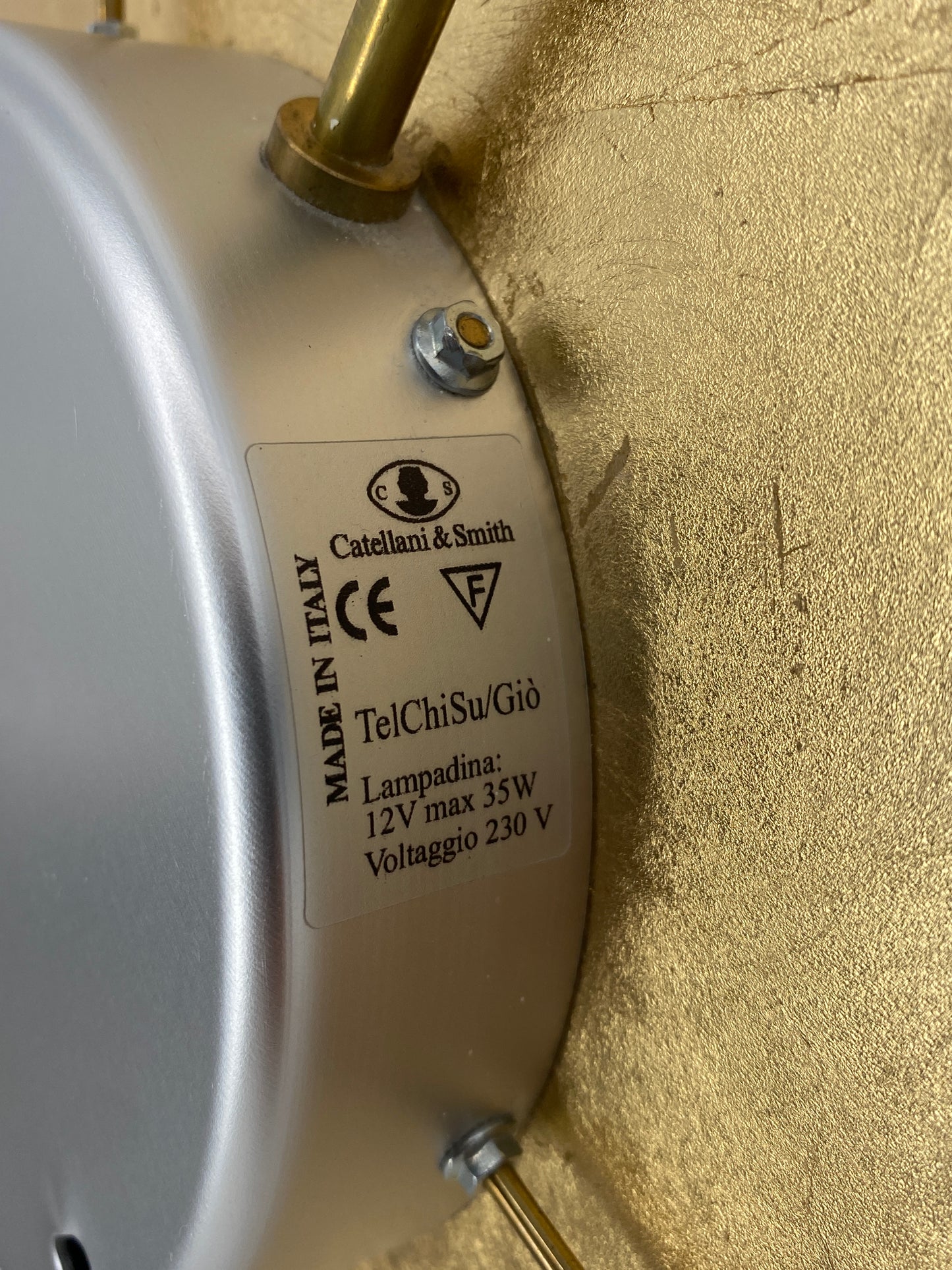 Wandlampe "Telchisugio" von Enzo Catelani für Catelani & Smith