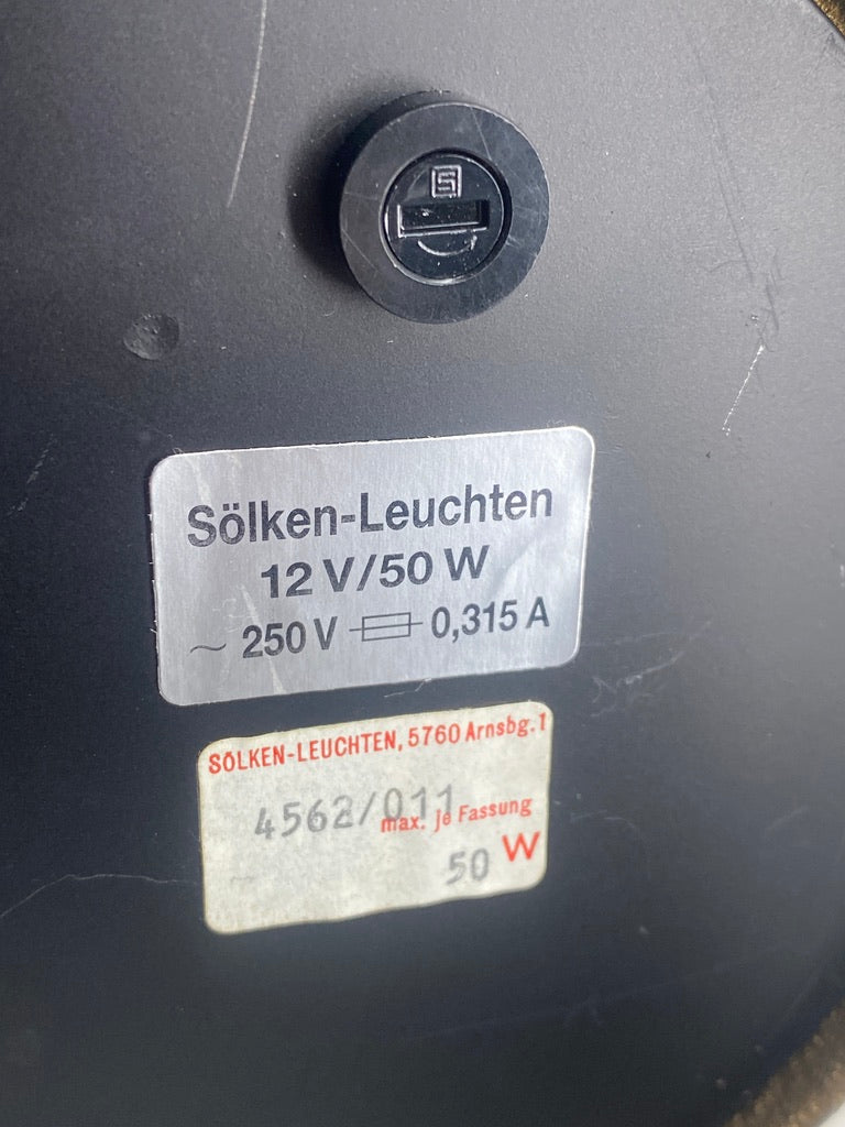 Vintage Stehlampe von Sölken Leuchten, Deutschland um 1980