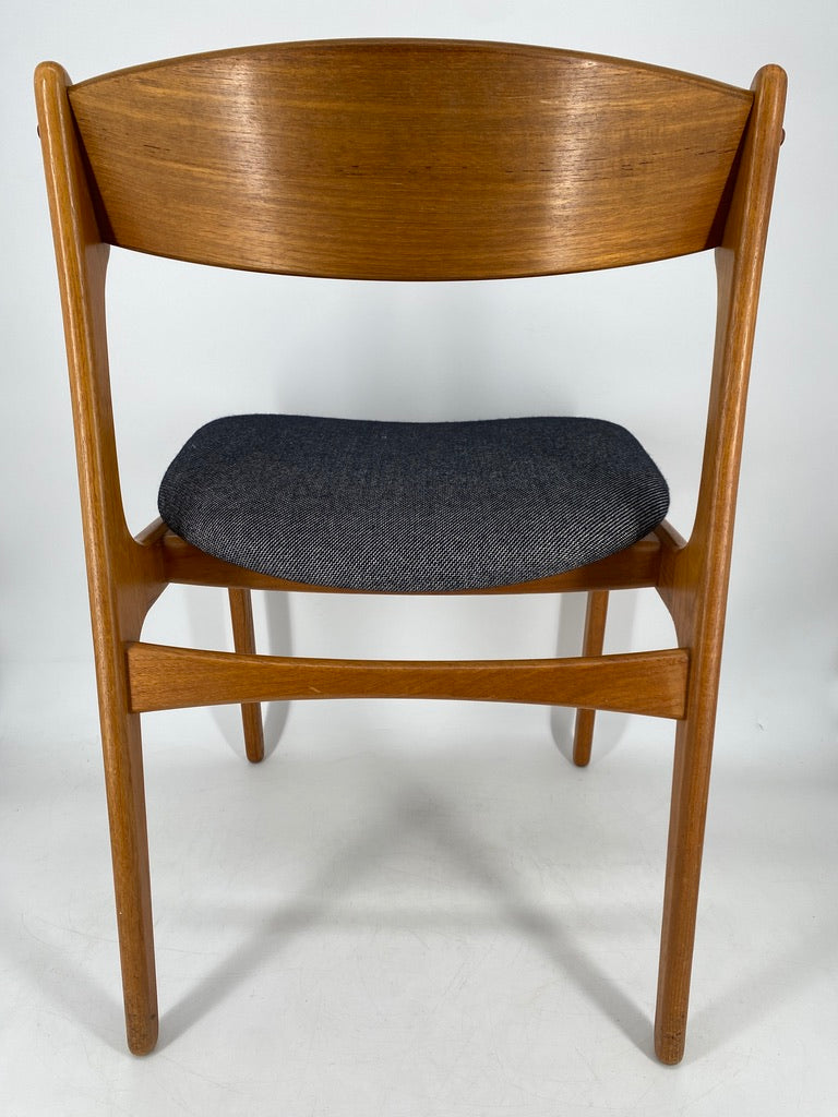5x Mid Century Design Teak Stühle von Erick Buck für OD Møbler, Dänemark 1960er