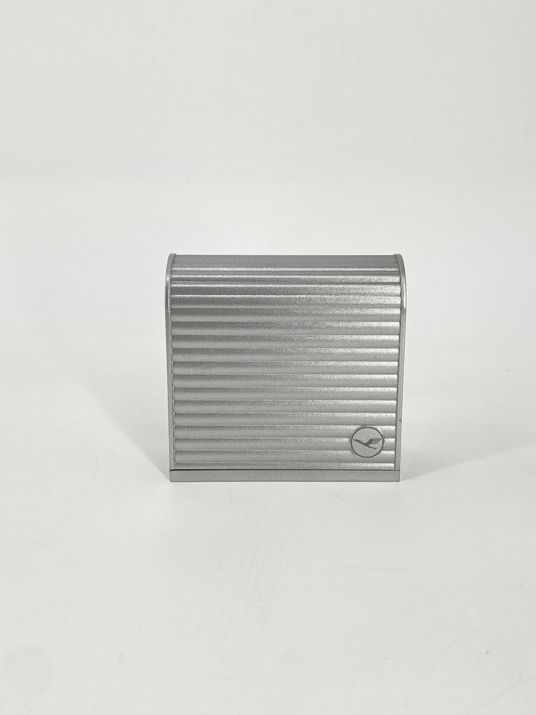 Gewürzgarnitur von Lufthansa aus Metall, verchromt