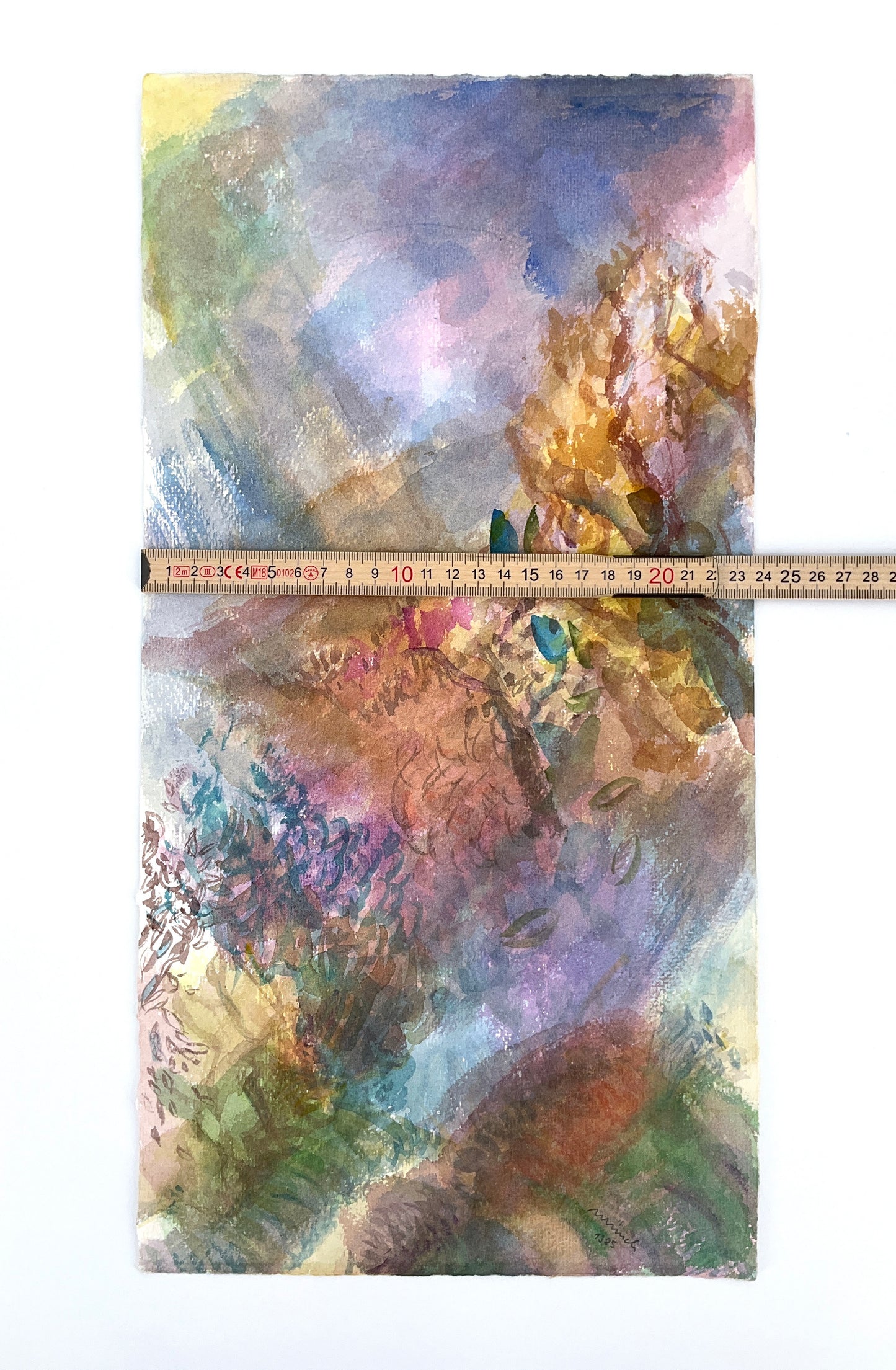 Aquarellgemälde von Hanspeter Münch, 1985