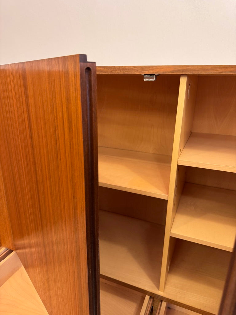 Highboard aus Teakholz von Dieter Waeckerlin für Behr, 50er