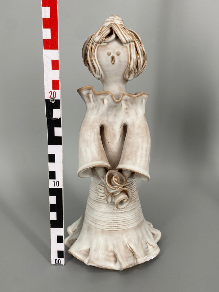 2 Studiokeramikfiguren von Buday Ágota, Ungarn