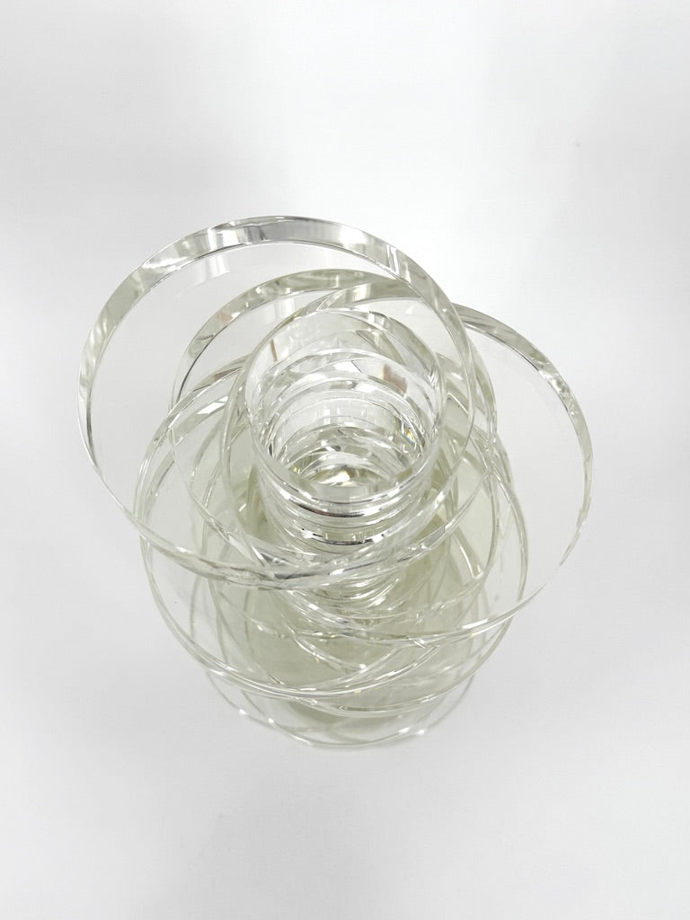 Glasvase aus der Serie "Twisters" von Arik Levy für Gaia & Gino, 2005
