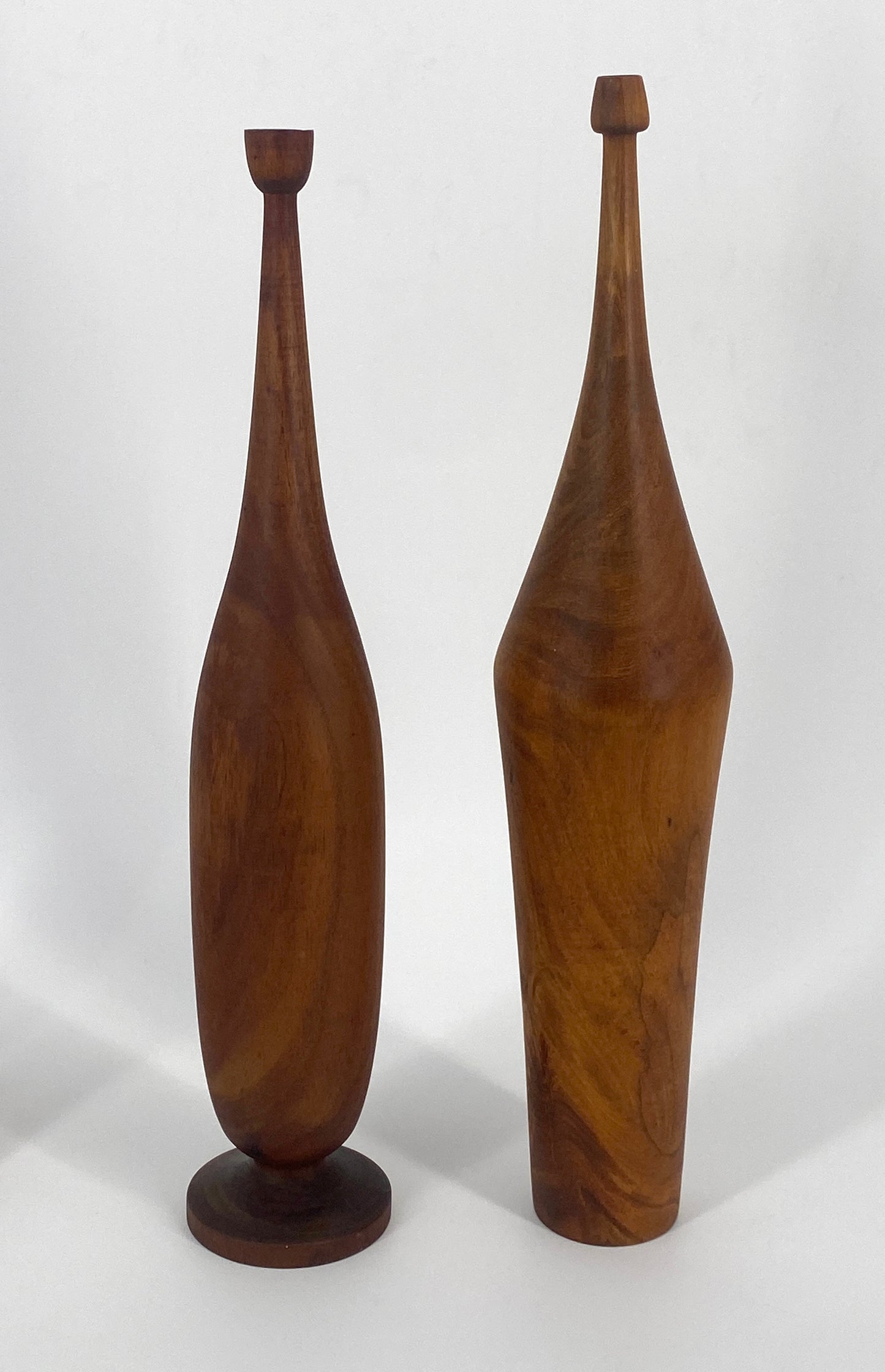 Holzskulptur aus Norfolk Kiefer von Ron Kent (Ronald E. Kent) amerikanischer Holzkünstler, 1980er