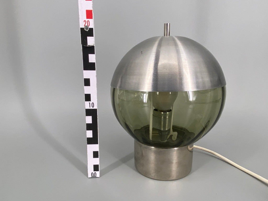 Ungewöhnliche Space Age Tischlampe in Kugelform 1970er