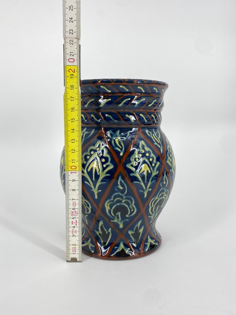 Keramikvase von Max Läuger aus der Kunsttöpferei Tonwerke Kandern, um 1900