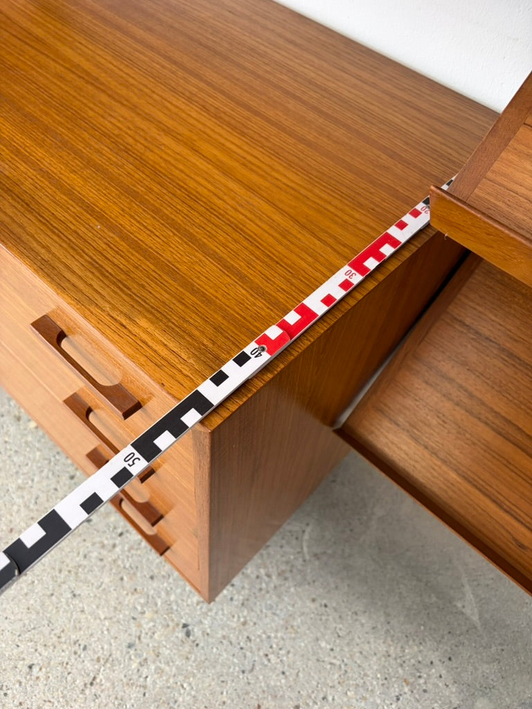 Großes Regalsystem in Teak von Kai Kristiansen für FM Møbler, Dänemark 1960er