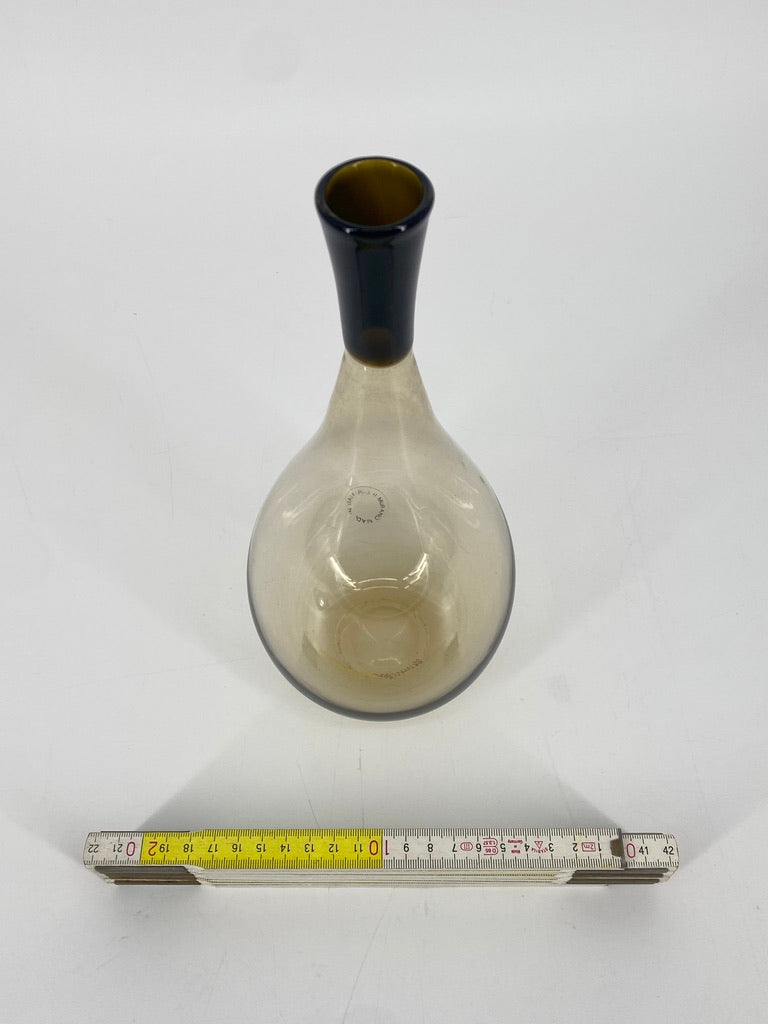 Glasvase aus der Serie Colletto von Ludovico Diaz de Santillana für Venini, 1988 Italien