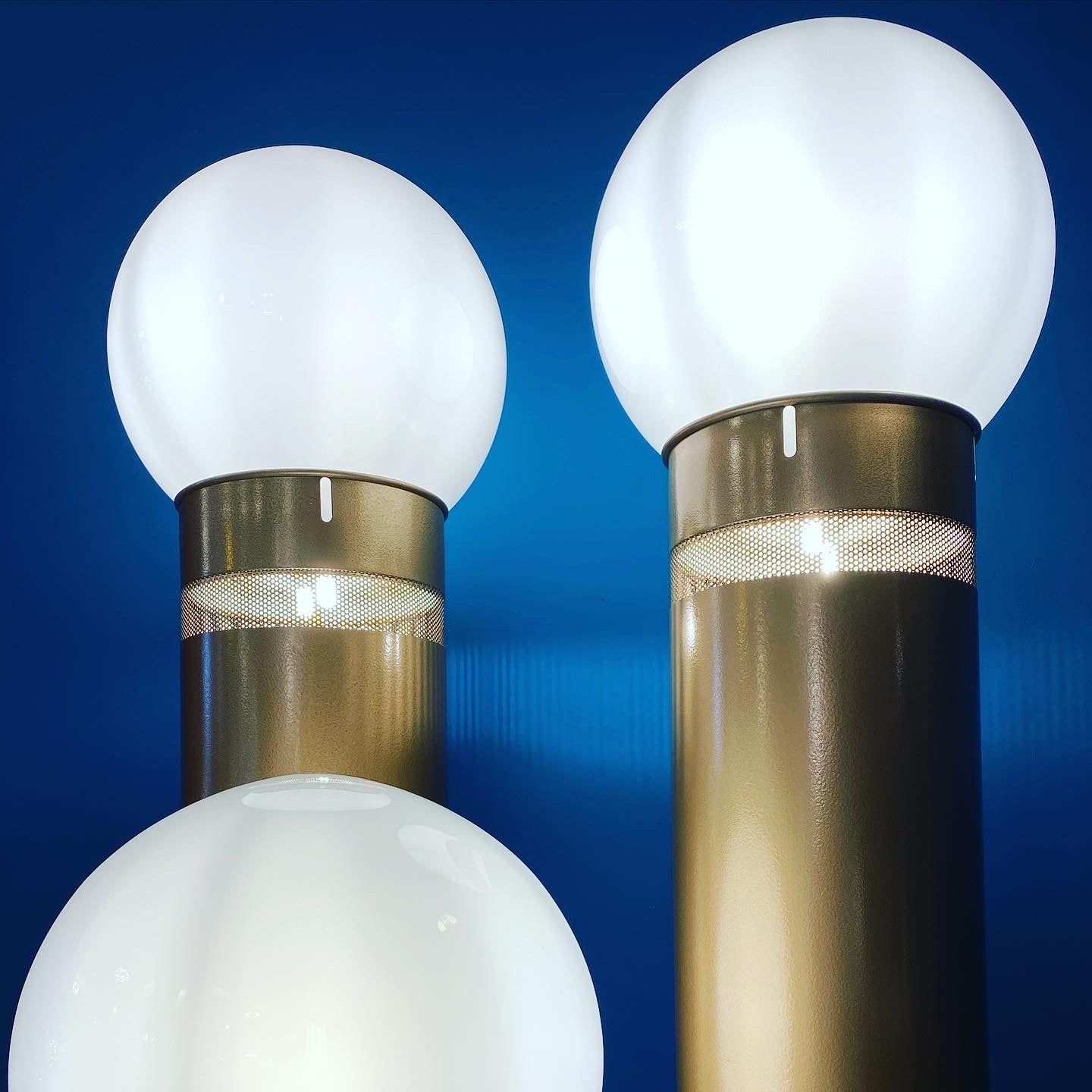 Lampen ORACOLO & MEZZA ORACOLO, Gae AulentiI für Artemide, 1970er