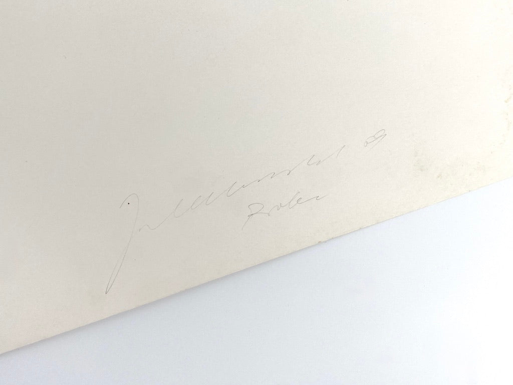 Konkrete Kunst Farbsiebdruck von Joachim Albrecht (1913‒1997), Deutschland 1969