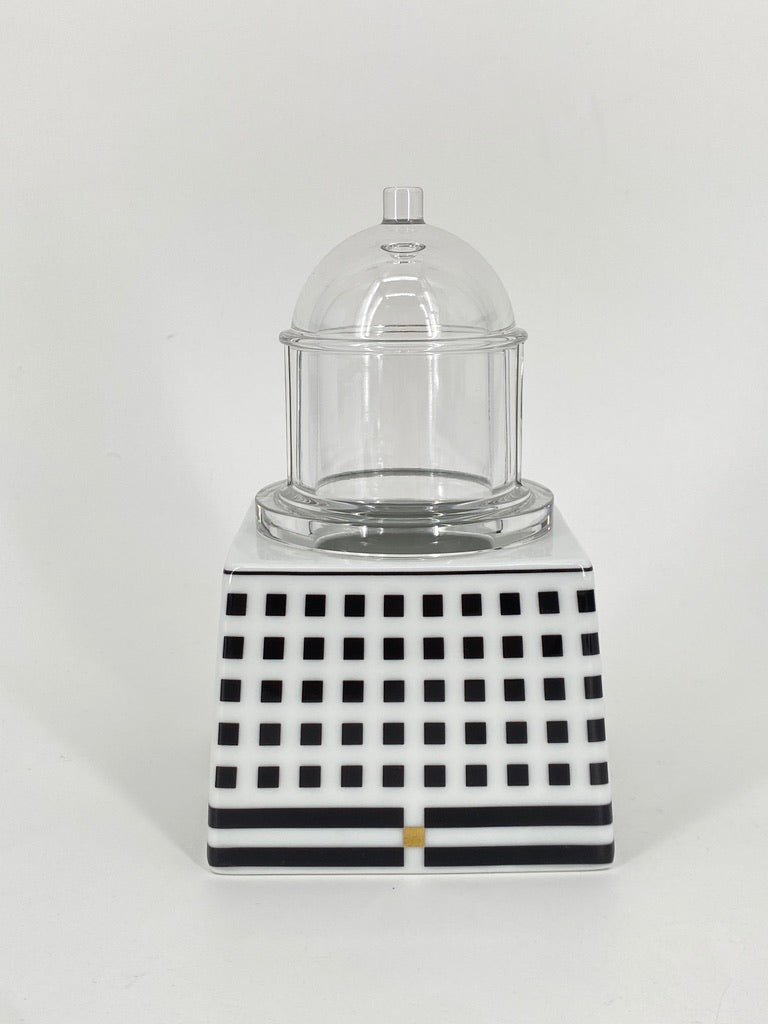 Eckiges Milch & Zucker Set "Il Faro" von Aldo Rossi für Rosenthal (Studio-Linie)