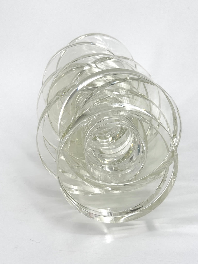 Glasvase aus der Serie "Twisters" von Arik Levy für Gaia & Gino, 2005
