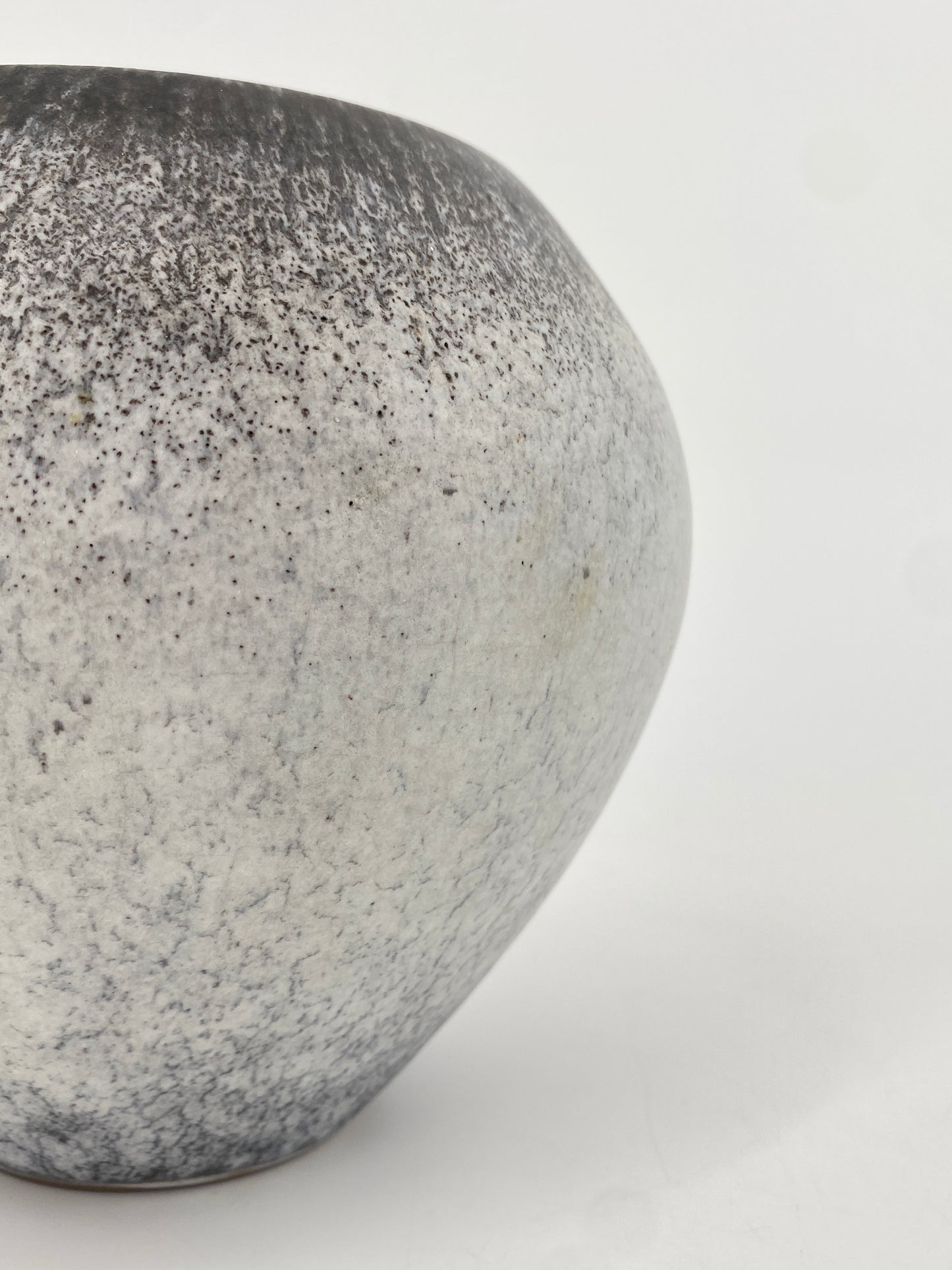 Studiokeramik Vase mit organischer Glasur, 60er