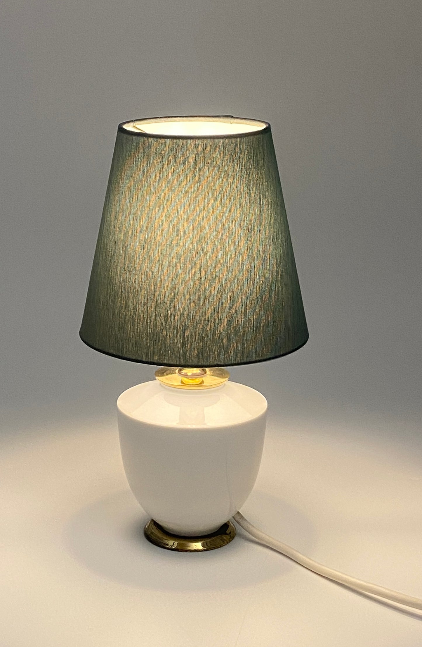 Tischlampe Porzellan, KPM, Königliche Porzellanmanufaktur Berlin