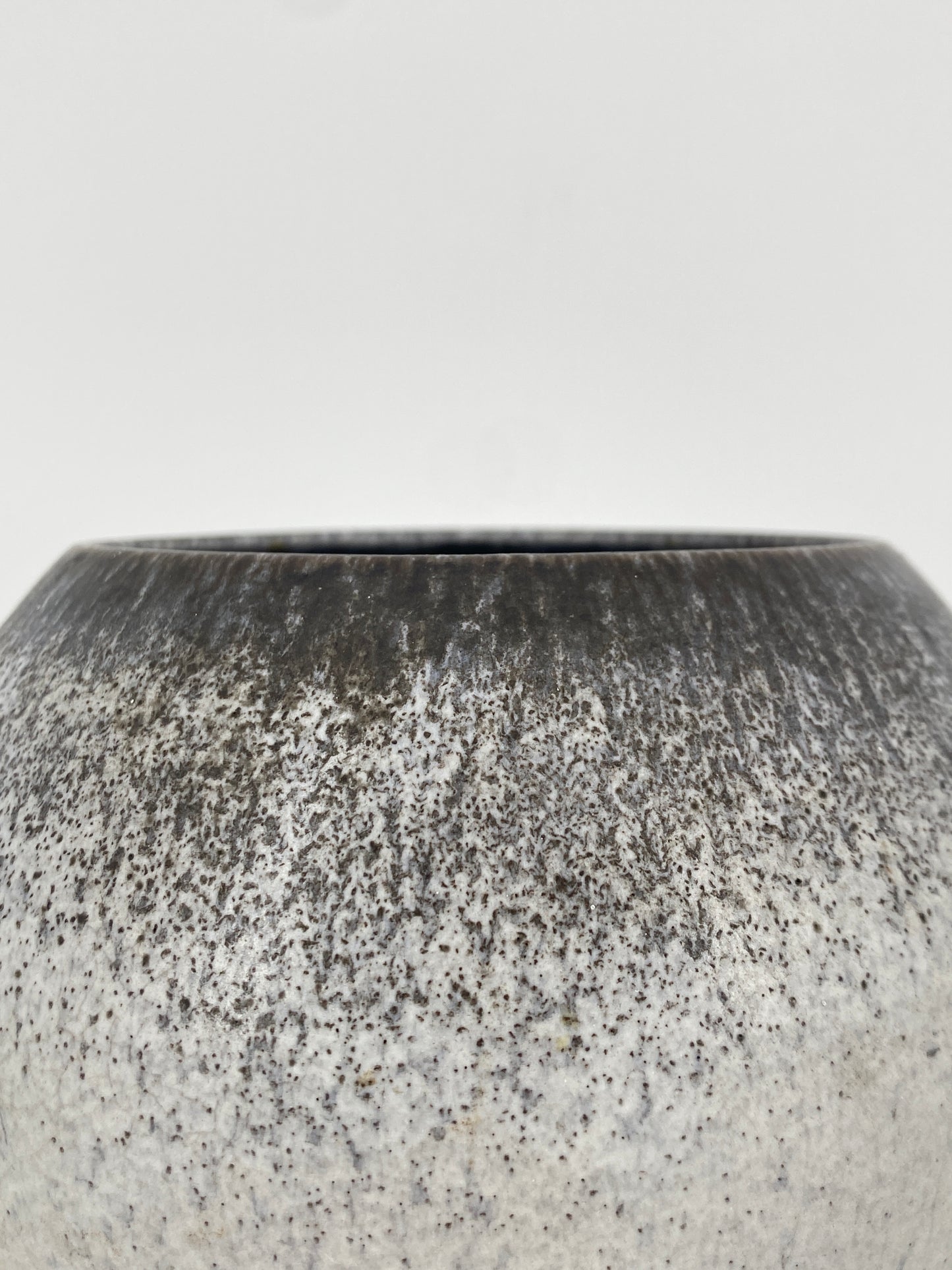 Studiokeramik Vase mit organischer Glasur, 60er